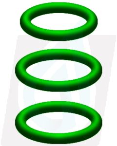 ST45 COUPLING REPAIR KIT, GREEN VITON