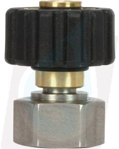 QS COUPLING M22F to M20F BLACK