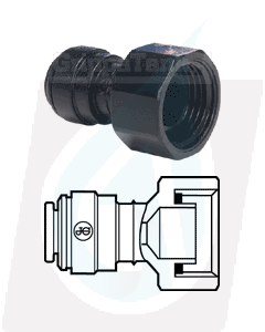 6mm  x 3/4 bsp  TAP ADAPTOR