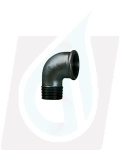 Male x Female Equal Elbow 90° (92) Black
