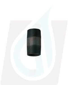 Medium Duty Malleable Black BSPT Iron Barrel Nipples