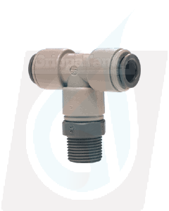 "3/8"" x 3/8 bspt SWIVEL C/L TEE"