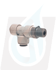 "3/8"" x 1/4 nptf SWIVEL E/L TEE"