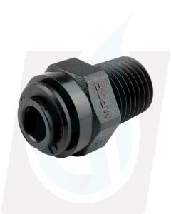 6mm  x 1/4 nptf Sraight Adaptor
