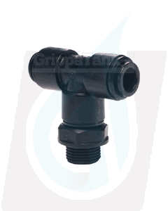 5mm  x 1/8 bsp  SWIVEL C/L TEE