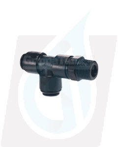 5mm  x 1/4 bsp  SWIVEL E/L TEE
