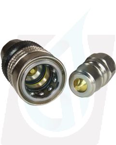 TEMA COUPLING COMPLETE 3/8", MALE AND FEMALE WITH NON RETURN VALVE