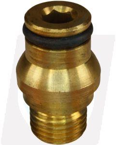 QUICK SCREW NIPPLE INSERT, 1/4" MALE