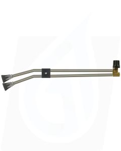 ST53 TWIN LANCE WITHOUT HANDLE, 650mm, 1/4" F, WITH ST10 NOZZLE PROTECTORS AND BEND