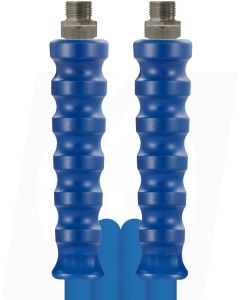 HIGH PRESSURE HOSE, BLUE, 2 WIRE, WRAPPED COVER, 400 BAR