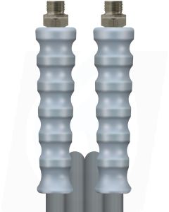 HIGH PRESSURE HOSE, GREY, 2 WIRE, WRAPPED COVER, 400 BAR