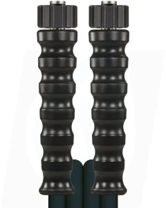 HIGH PRESSURE HOSE, BLACK, 2 WIRE, WRAPPED COVER, 400 BAR