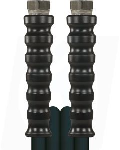 HIGH PRESSURE HOSE, BLACK, 2 WIRE, WRAPPED COVER, 400 BAR