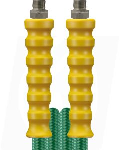 HIGH PRESSURE HOSE, GREEN, 2 WIRE, WRAPPED COVER, 400 BAR