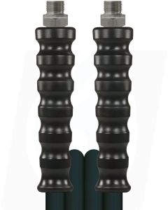 HIGH PRESSURE HOSE, BLACK, 2 WIRE, WRAPPED COVER, 400 BAR