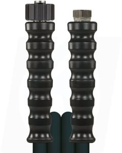 HIGH PRESSURE HOSE, BLACK, 1 WIRE, WRAPPED COVER, 210 BAR