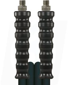 HIGH PRESSURE HOSE, BLACK, 2 WIRE, WRAPPED COVER, 400 BAR