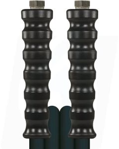 HIGH PRESSURE HOSE, BLACK, 2 WIRE, WRAPPED COVER, 400 BAR