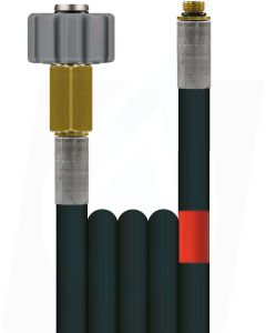 SEWER HOSE 10M DN6 300B M21F X 1/8&quot;M