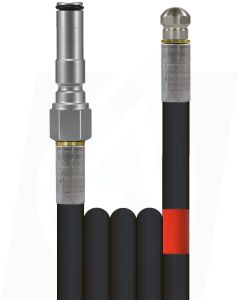 SEWER HOSE 15M DN6 300B ST247 M  X 1/8&quot;M + 055 NOZZLE