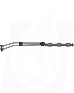 ST54.2 TWIN LANCE WITH INSULATED HANDLE, 980mm, 1/4" M, WITH ST10 NOZZLE PROTECTORS, SIDE HANDLE AND BEND