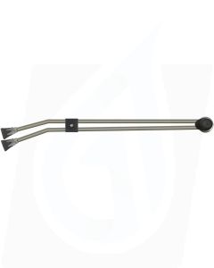 ST54.2 TWIN LANCE WITHOUT HANDLE, 650mm, 1/4" F, WITH ST10 NOZZLE PROTECTORS, SIDE HANDLE AND BEND