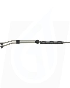 ST54.2 TWIN LANCE WITH INSULATED HANDLE, 980mm, KEW SPIGOT, WITH ST10 NOZZLE PROTECTORS, SIDE HANDLE AND BEND