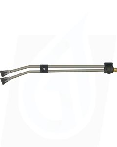 ST54 TWIN LANCE WITHOUT HANDLE, 650mm, M22 M, WITH ST10 NOZZLE PROTECTORS, SIDE HANDLE AND BEND
