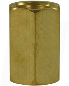 FEMALE TO FEMALE BRASS SOCKET ADAPTOR-3/8"F to 3/8"F