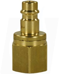 25KB QUICK COUPLING PLUG 3/8" F WITH VALVE