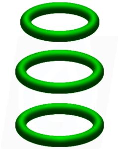 ST45 COUPLING REPAIR KIT, GREEN VITON