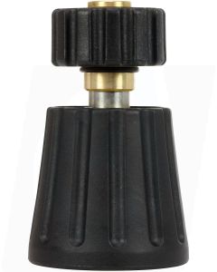 QS COUPLING M22F to M22F BLACK