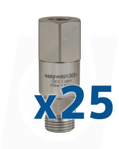 EASYWASH365+ SWIVEL M18M x 1/4"F, Box OF 25
