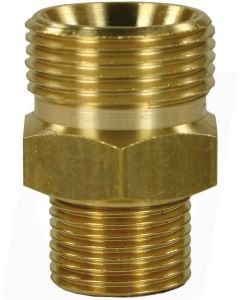MALE TO MALE BRASS QUICK SCREW NIPPLE ADAPTOR-M22 M to 1/4"M with AGR cone
