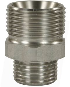 MALE TO MALE STAINLESS STEEL QUICK SCREW NIPPLE ADAPTOR-M22 M to 3/8"M