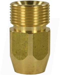 FEMALE TO MALE BRASS QUICK SCREW NIPPLE ADAPTOR-M22 M to 1/4"F (38mm)