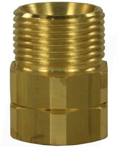 FEMALE TO MALE BRASS QUICK SCREW NIPPLE ADAPTOR-M21 M to M18 F