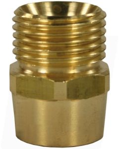 FEMALE TO MALE BRASS QUICK SCREW NIPPLE ADAPTOR-1/4"F to 1/2"M