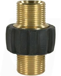 Hose Connector M22 M X M22 M with rubber cover