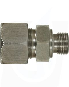 MALE STUD COUPLING, STAINLESS STEEL
