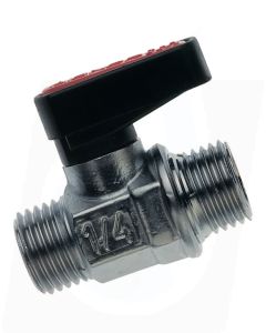 Aignep Ball ValveType 6420, Male x Male, BSPP