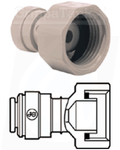 "3/8"" x 3/4 bsp FEMALE ADAPTOR"