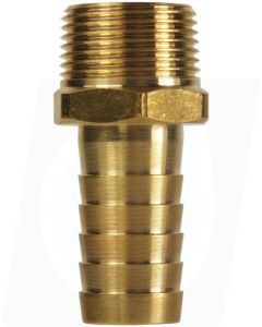 HOSE TAIL BRASS 1/8" TAPERED MALE-4mm