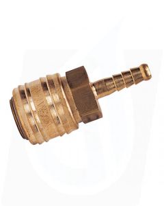 GrippaHOSE PRO 26 Double Valved End Coupling to 6mm Hose Barb