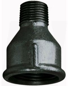 Male x Female Reducing Socket (246) Black BSPP Female x BSPT Male