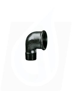 Male x Female Reducing Elbow 90° (92R) Black