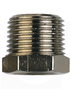 Nickel Plated Brass Male Thread to Female Thread Reducing Bush