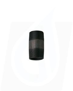 Medium Duty Malleable Black BSPT Iron Barrel Nipples