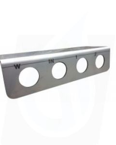 4 Connector QR 1/2" Stainless Steel Underport (Complete Kit) 