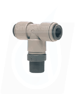 "3/8"" x 1/4 nptf SWIVEL C/L TEE"